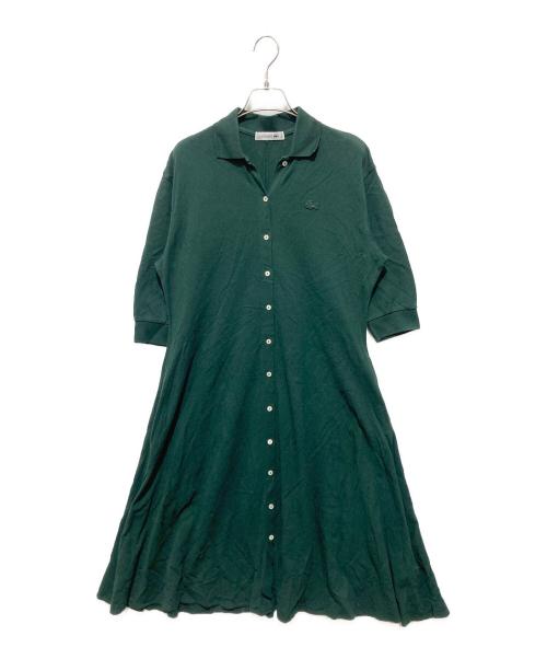 LACOSTE（ラコステ）LACOSTE (ラコステ) 襟付きワンピース グリーン サイズ:Sの古着・服飾アイテム