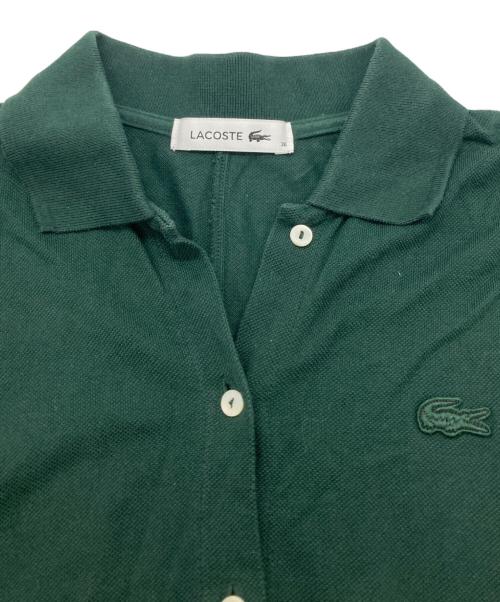 LACOSTE（ラコステ）LACOSTE (ラコステ) 襟付きワンピース グリーン サイズ:Sの古着・服飾アイテム