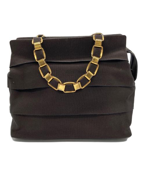 Salvatore Ferragamo（サルヴァトーレ フェラガモ）Salvatore Ferragamo (サルヴァトーレ フェラガモ) ハンドバッグ ブラウンの古着・服飾アイテム