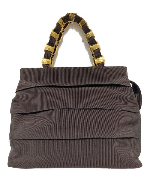 Salvatore Ferragamo（サルヴァトーレ フェラガモ）Salvatore Ferragamo (サルヴァトーレ フェラガモ) ハンドバッグ ブラウンの古着・服飾アイテム
