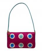 BVLGARIブルガリ）の古着「ワンショルダーバッグ」｜ピンク×ブルー