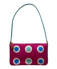 BVLGARI（ブルガリ）の古着「ワンショルダーバッグ」｜ピンク×ブルー