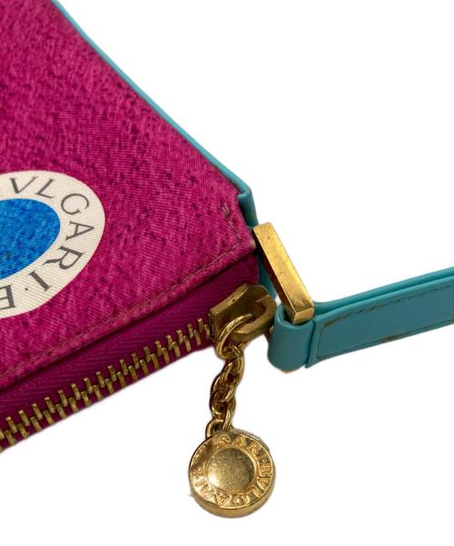 BVLGARI（ブルガリ）BVLGARI (ブルガリ) ワンショルダーバッグ ピンク×ブルー サイズ:OneSizeの古着・服飾アイテム