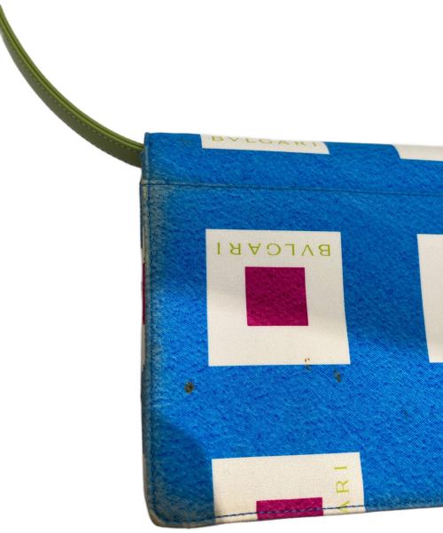 BVLGARI（ブルガリ）BVLGARI (ブルガリ) ショルダーバッグ ブルー×グリーン サイズ:OneSizeの古着・服飾アイテム