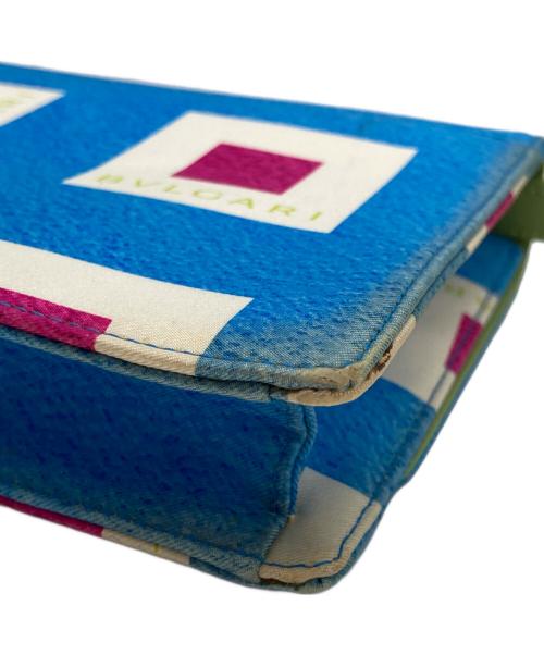 BVLGARI（ブルガリ）BVLGARI (ブルガリ) ショルダーバッグ ブルー×グリーン サイズ:OneSizeの古着・服飾アイテム