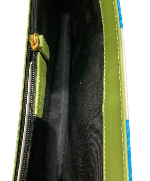 BVLGARI（ブルガリ）BVLGARI (ブルガリ) ショルダーバッグ ブルー×グリーン サイズ:OneSizeの古着・服飾アイテム