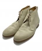 Diorディオール）の古着「BACK ZIP SUEDE CHUKKA BOOT」｜ベージュ
