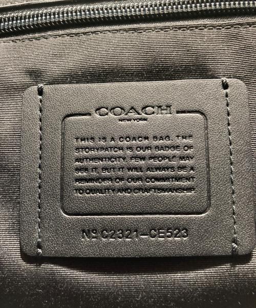 COACH（コーチ）COACH (コーチ) キャンバスレザーバックパック ブラックの古着・服飾アイテム