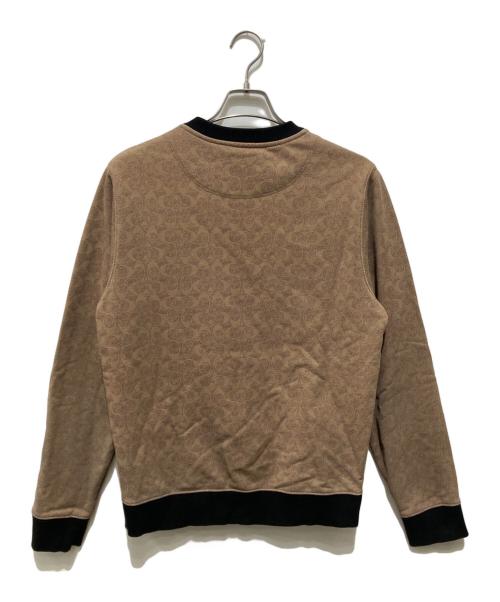 COACH（コーチ）COACH (コーチ) クルーネックスウェット ベージュ サイズ:Sの古着・服飾アイテム