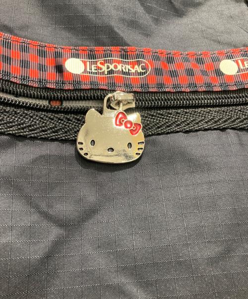 LeSportsac（レスポートサック）LeSportsac (レスポートサック) HELLO KITTY (ハローキティ) ショルダーバッグ ブラックの古着・服飾アイテム