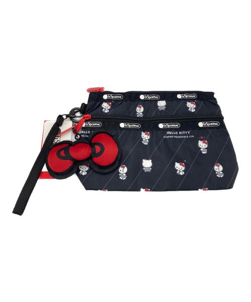 LeSportsac（レスポートサック）LeSportsac (レスポートサック) HELLO KITTY (ハローキティ) トートバッグ ブラックの古着・服飾アイテム