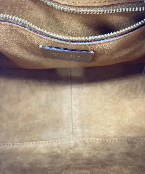 JIMMY CHOO（ジミーチュウ）JIMMY CHOO (ジミーチュウ) 2WAYハンドバッグ ブラウンの古着・服飾アイテム