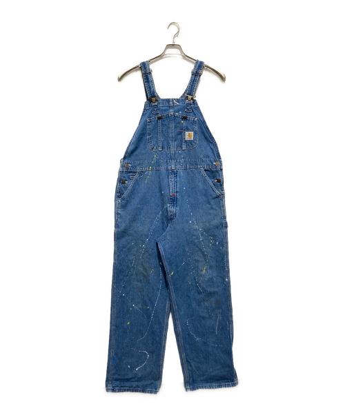 CarHartt（カーハート）CarHartt (カーハート) ペンキ デニム オーバーオール ブルー サイズ:不明の古着・服飾アイテム