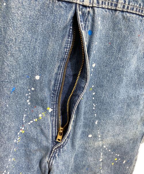 CarHartt（カーハート）CarHartt (カーハート) ペンキ デニム オーバーオール ブルー サイズ:不明の古着・服飾アイテム