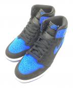 NIKEナイキ）の古着「AIR JORDAN 1 RETRO HIGH」｜ブラック×ブルー