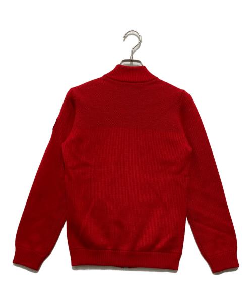 CANADA GOOSE（カナダグース）CANADA GOOSE (カナダグース) YOUTH HYBRIDGE Knit Jacket ハイブリッジニットダウン切替ジャケット レッド サイズ:L（14-16 160/80）の古着・服飾アイテム