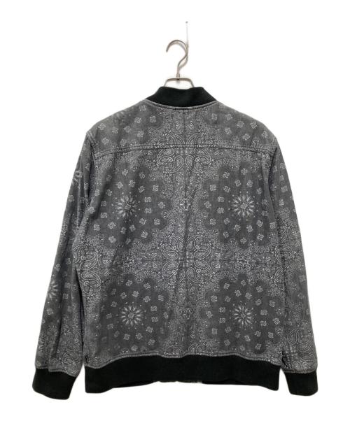 SUPREME（シュプリーム）SUPREME (シュプリーム) 13SS Denim Campus Jacket グレー×ブラック サイズ:XLの古着・服飾アイテム