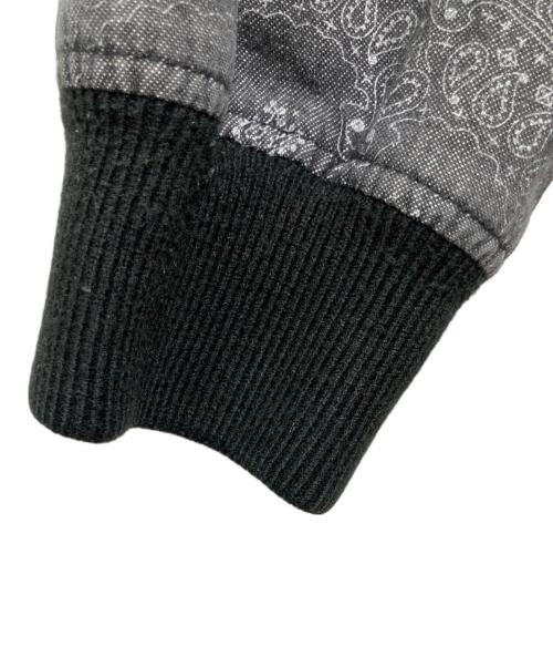 SUPREME（シュプリーム）SUPREME (シュプリーム) 13SS Denim Campus Jacket グレー×ブラック サイズ:XLの古着・服飾アイテム