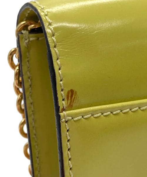 CELINE（セリーヌ）CELINE (セリーヌ) スターボールチェーンショルダーバッグ グリーンの古着・服飾アイテム