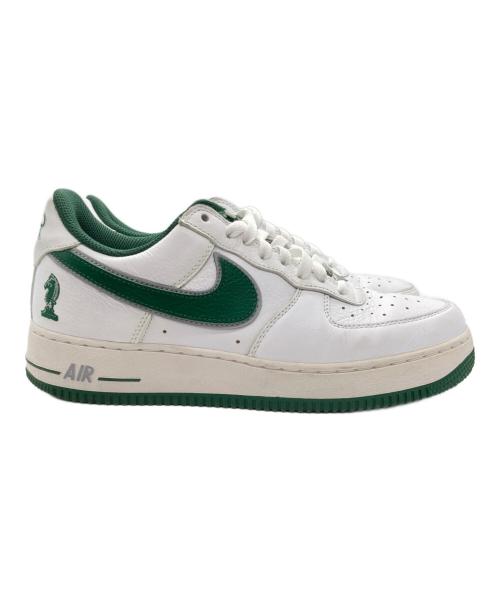 NIKE（ナイキ）NIKE (ナイキ) AIR FORCE1 LOW / エアフォース1ロー/ ローカットスニーカー ホワイト×グリーン サイズ:27cmの古着・服飾アイテム