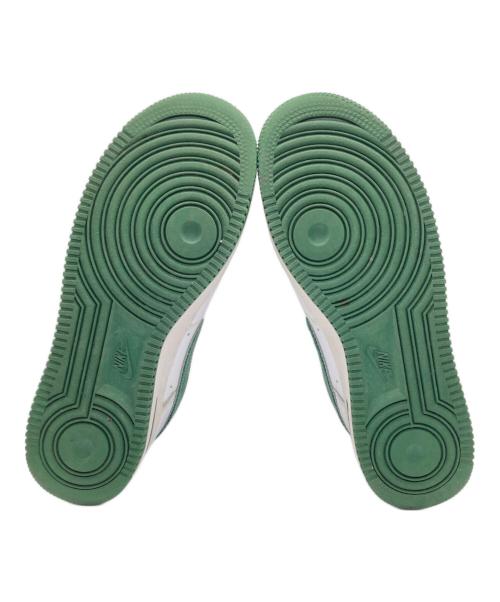 NIKE（ナイキ）NIKE (ナイキ) AIR FORCE1 LOW / エアフォース1ロー/ ローカットスニーカー ホワイト×グリーン サイズ:27cmの古着・服飾アイテム