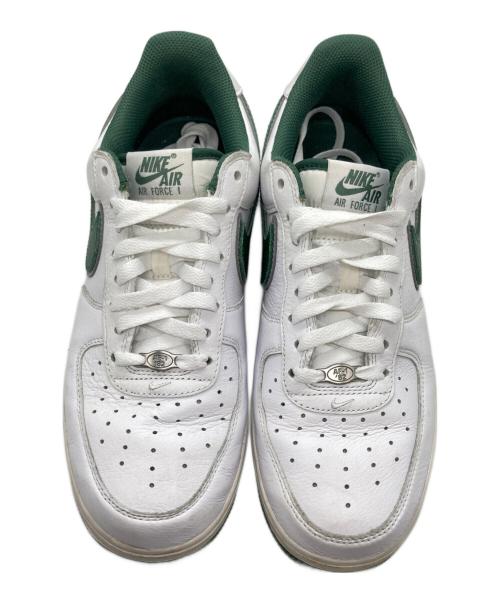 NIKE（ナイキ）NIKE (ナイキ) AIR FORCE1 LOW / エアフォース1ロー/ ローカットスニーカー ホワイト×グリーン サイズ:27cmの古着・服飾アイテム