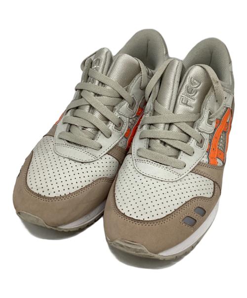 asics（アシックス）asics (アシックス) KITH (キス) GEL-LYTE 3 07 REMASTERED ベージュ×オレンジ サイズ:27.5cmの古着・服飾アイテム