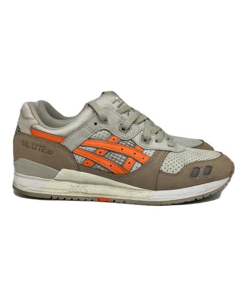 asics（アシックス）asics (アシックス) KITH (キス) GEL-LYTE 3 07 REMASTERED ベージュ×オレンジ サイズ:27.5cmの古着・服飾アイテム