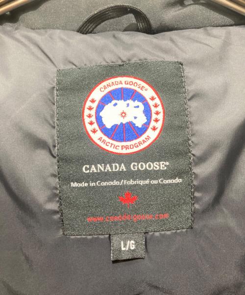 CANADA GOOSE（カナダグース）CANADA GOOSE (カナダグース) モントリオールダウンベスト ブラック サイズ:Lの古着・服飾アイテム