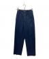 ISSEY MIYAKE（イッセイミヤケ）の古着「2タックタックパンツ」｜ネイビー