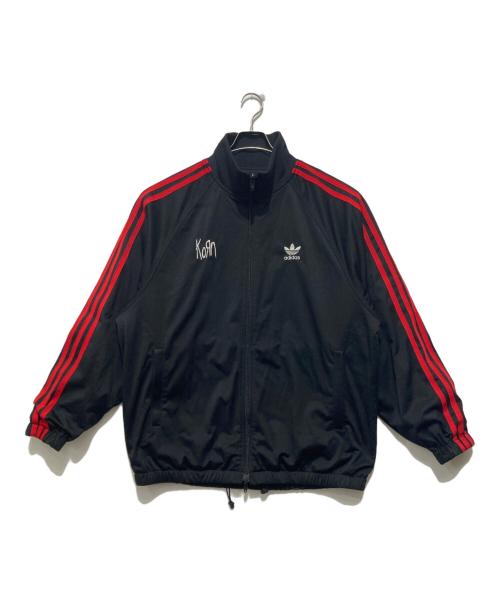 adidas Originals（アディダスオリジナル）adidas originals (アディダスオリジナル) KORN (コーン) TRACK TOP/リバーシブルトラックジャケット ブラック サイズ:2XLの古着・服飾アイテム