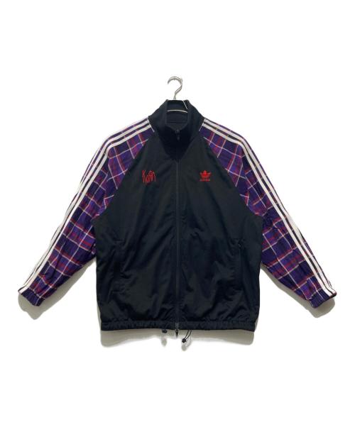 adidas Originals（アディダスオリジナル）adidas originals (アディダスオリジナル) KORN (コーン) TRACK TOP/リバーシブルトラックジャケット ブラック サイズ:2XLの古着・服飾アイテム