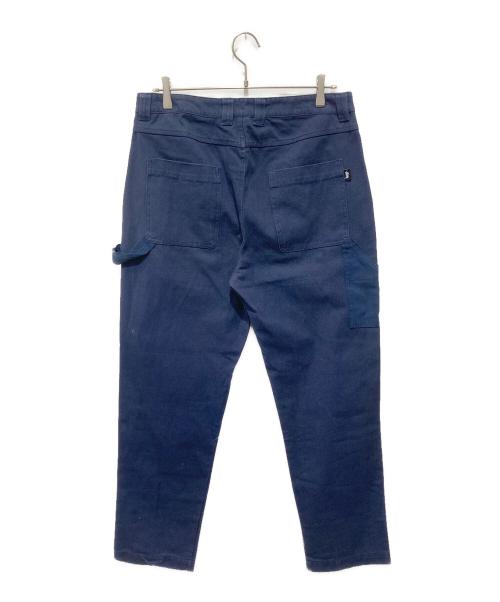 stussy（ステューシー）stussy (ステューシー) ダブルニーパンツ ネイビー サイズ:32の古着・服飾アイテム