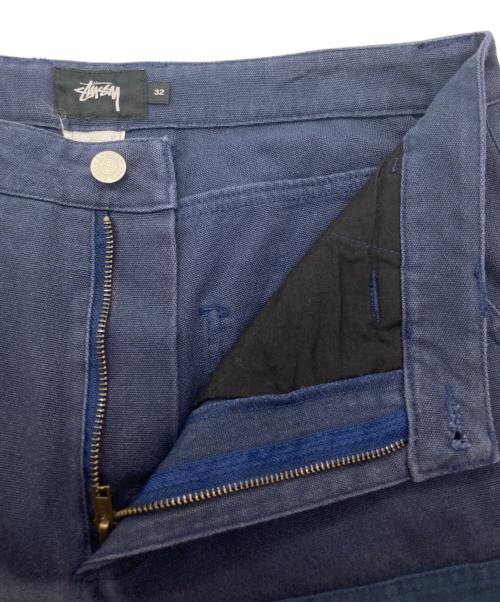 stussy（ステューシー）stussy (ステューシー) ダブルニーパンツ ネイビー サイズ:32の古着・服飾アイテム