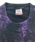 中古・古着 FRUIT OF THE LOOM (フルーツオブザルーム) 80’sプリントTシャツ ブラック×パープル サイズ:L：5000円