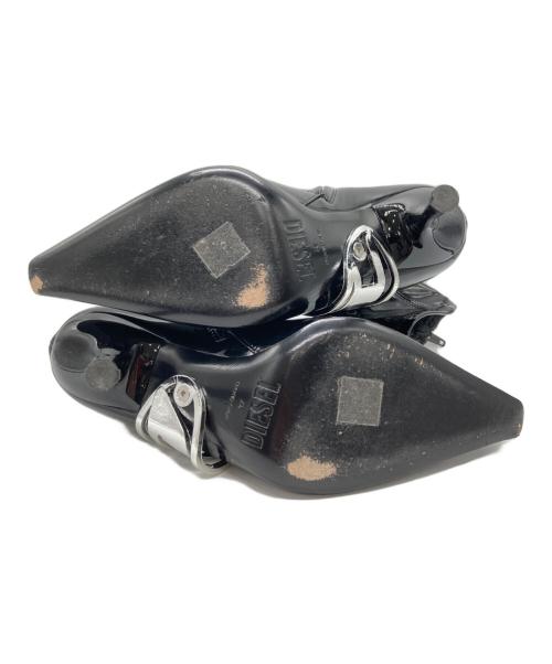 DIESEL（ディーゼル）DIESEL (ディーゼル) D-ECLIIPSE BT ブーツ / エナメルブーツ ブラック サイズ:37の古着・服飾アイテム