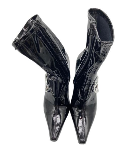 DIESEL（ディーゼル）DIESEL (ディーゼル) D-ECLIIPSE BT ブーツ / エナメルブーツ ブラック サイズ:37の古着・服飾アイテム