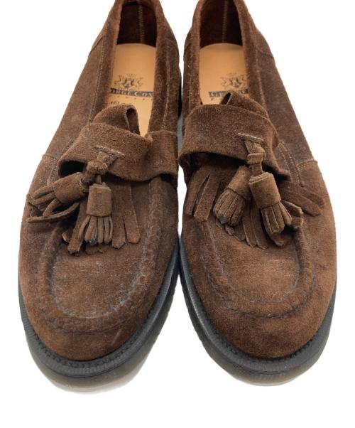 GEORGE COX（ジョージコックス）GEORGE COX (ジョージコックス) スウェードタッセルローファー ブラウン サイズ:9の古着・服飾アイテム