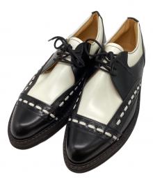 R.J.B（アールジェイビー）の古着「THE FLAT HEAD FLAT LOW SHOES」｜ホワイト×ブラック