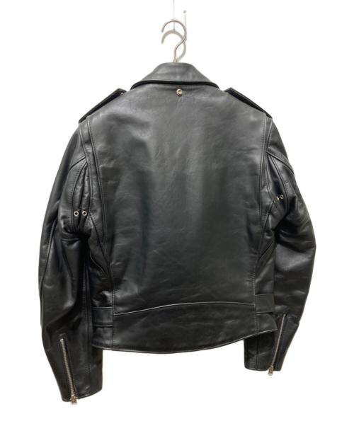 Schott（ショット）Schott (ショット) 618 カウレザー ライダースジャケット ブラック サイズ:Mの古着・服飾アイテム