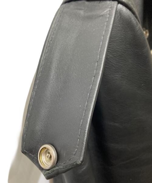 Schott（ショット）Schott (ショット) 618 カウレザー ライダースジャケット ブラック サイズ:Mの古着・服飾アイテム