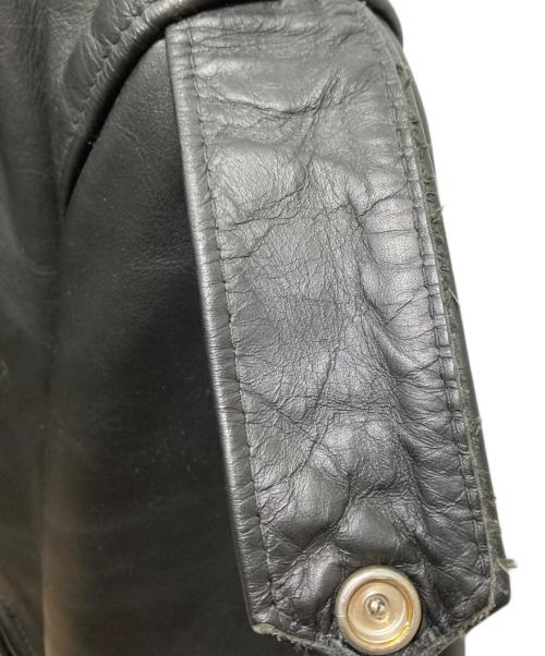 Schott（ショット）Schott (ショット) 618 カウレザー ライダースジャケット ブラック サイズ:Mの古着・服飾アイテム