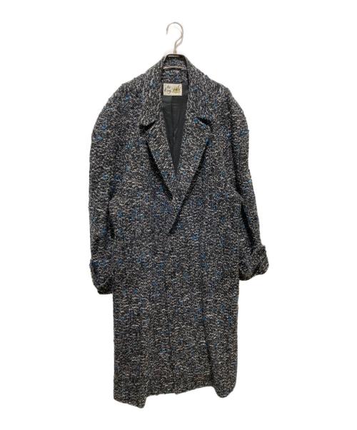 THE KING（ザ キング）THE KING (ザ キング) ロカビリーコート ブラック×ブルー サイズ:Lの古着・服飾アイテム