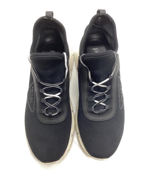 PRADA（プラダ）PRADA (プラダ) ローカットスニーカー ブラック サイズ:23.5㎝の古着・服飾アイテム