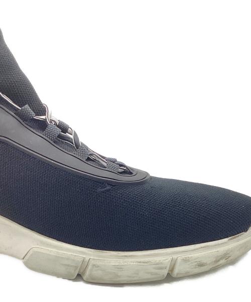 PRADA（プラダ）PRADA (プラダ) ローカットスニーカー ブラック サイズ:23.5㎝の古着・服飾アイテム