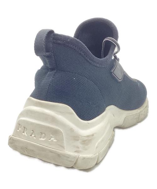 PRADA（プラダ）PRADA (プラダ) ローカットスニーカー ブラック サイズ:23.5㎝の古着・服飾アイテム