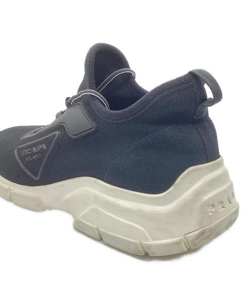 PRADA（プラダ）PRADA (プラダ) ローカットスニーカー ブラック サイズ:23.5㎝の古着・服飾アイテム