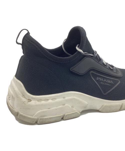 PRADA（プラダ）PRADA (プラダ) ローカットスニーカー ブラック サイズ:23.5㎝の古着・服飾アイテム