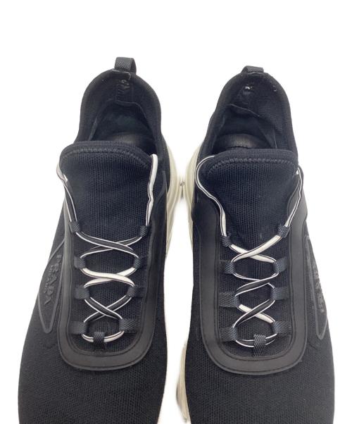 PRADA（プラダ）PRADA (プラダ) ローカットスニーカー ブラック サイズ:23.5㎝の古着・服飾アイテム
