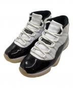 NIKEナイキ）の古着「AIR JORDAN 11 RETRO」｜ブラック（WHITE/METALLIC
